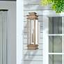 1_Princeton 20 1/4" High Vintage Pewter Outdoor Wall Light
