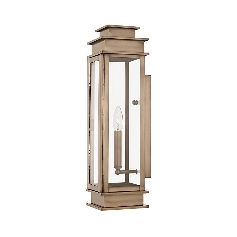 Image 5 Princeton 20 1/4" High Vintage Pewter Outdoor Wall Light more views