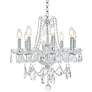 Princeton 20" Wide Chrome and Crystal 8-Light Chandelier