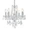 Princeton 20" Wide Chrome and Crystal 8-Light Chandelier