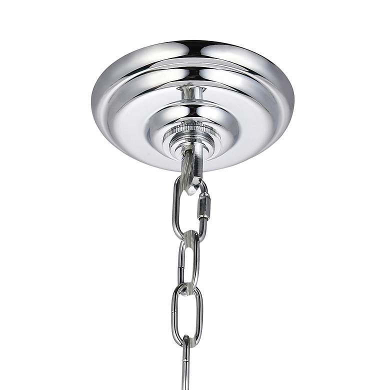 Image 3 Princeton 20" Wide Chrome and Crystal 8-Light Chandelier more views