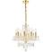 Princeton 20"W Gold 8-Light Chandelier