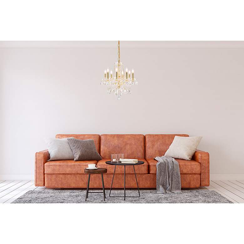 Image 2 Princeton 20"W Gold 8-Light Chandelier more views