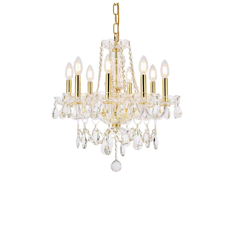 Image 3 Princeton 20"W Gold 8-Light Chandelier more views