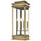 Princeton 28 1/2"H Antique Brass 3-Light Outdoor Wall Light