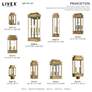 Princeton 28 1/2"H Antique Brass 3-Light Outdoor Wall Light