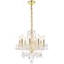 Thumbnail1 of Princeton 8 Lt Gold Chandelier Clear