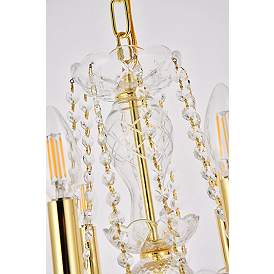 Image5 of Princeton 8 Lt Gold Chandelier Clear more views