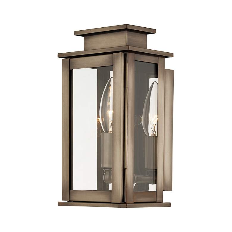 Image 4 Princeton 9" High Vintage Pewter Outdoor Wall Light more views