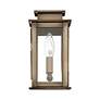 6_Princeton 9" High Vintage Pewter Outdoor Wall Light more views