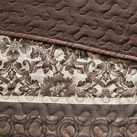 Image5 of Princeton Red Jacquard King 5-Piece Bedspread Set more views