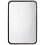 1_Principle Distressed Black Metal 24" x 36" Wall Mirror