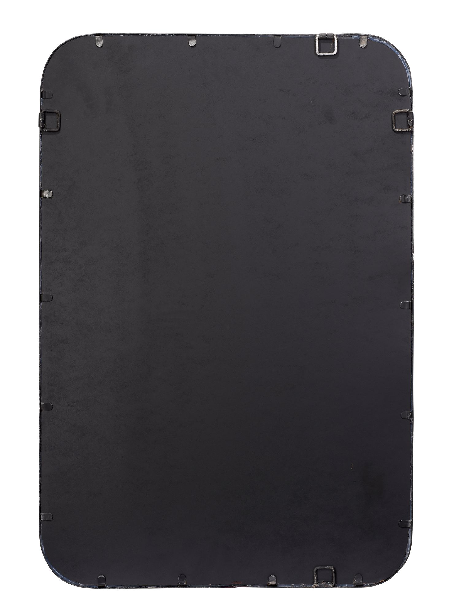 Image 6 Principle Distressed Black Metal 24" x 36" Wall Mirror more views