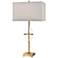 Priorato 34" High 1-Light Table Lamp - Cafe Bronze - Includes LED Bulb