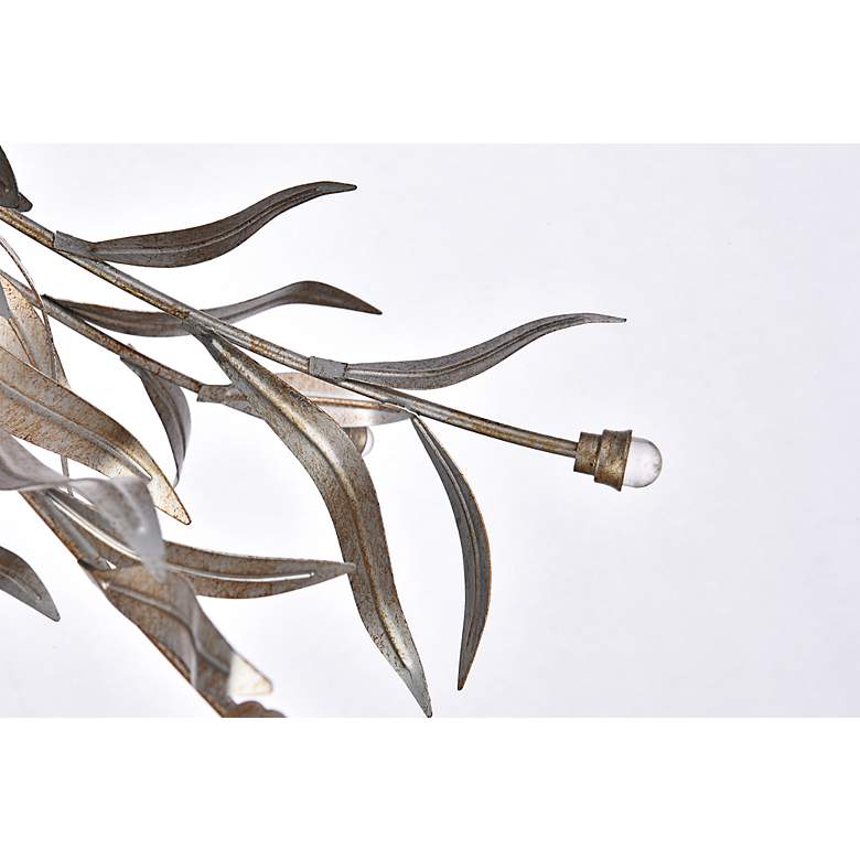 Image 7 Priscilla 18.5" Flush Mount In Silver Leaf more views