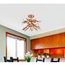 3_Priscilla 18 1/2"W Gold Leaf 4-Light Ceiling Light more views