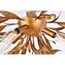 5_Priscilla 18 1/2"W Gold Leaf 4-Light Ceiling Light more views