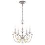 2_Priscilla 22"H x 18"W 5-Light Crystal Chandelier in Antique Silve
