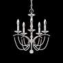 Thumbnail3 of Priscilla 22"H x 18"W 5-Light Crystal Chandelier in Antique Silve more views