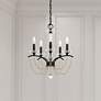 Thumbnail1 of Priscilla 22"H x 18"W 5-Light Crystal Chandelier in Black