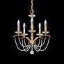 Thumbnail3 of Priscilla 22"H x 18"W 5-Light Crystal Chandelier in Heirloom Gold more views