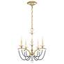 2_Priscilla 22"H x 18"W 5-Light Crystal Chandelier in Heirloom Silv