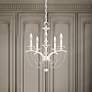 1_Priscilla 22"H x 18"W 5-Light Crystal Chandelier in White