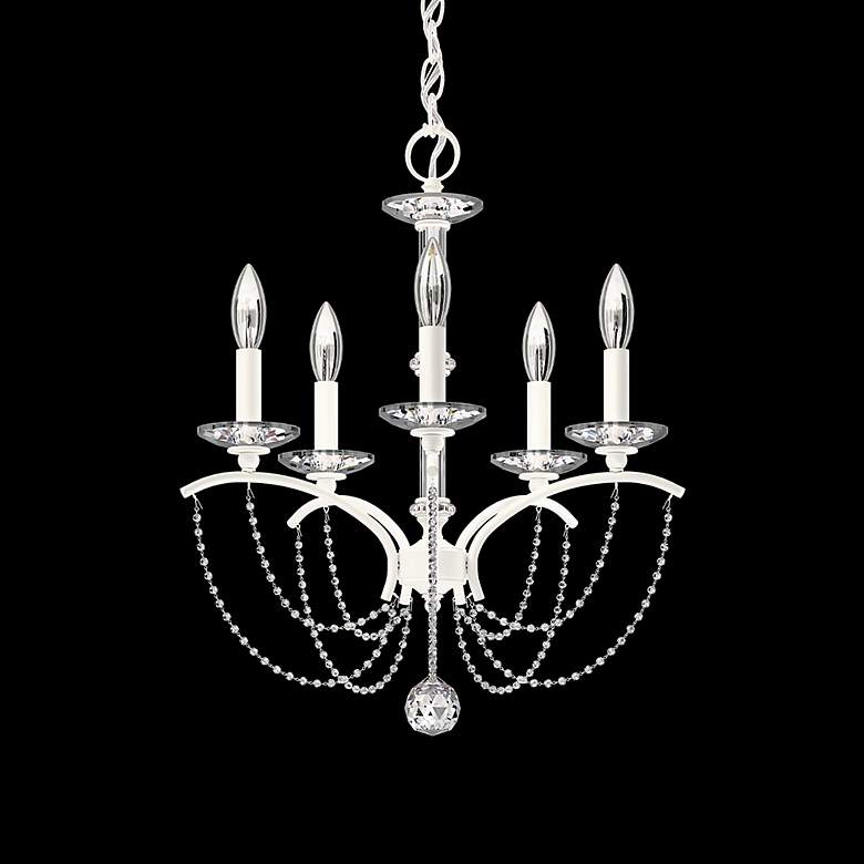 Image 3 Priscilla 22"H x 18"W 5-Light Crystal Chandelier in White more views