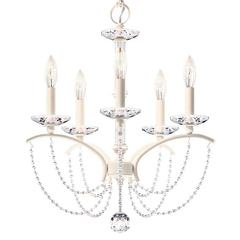 Image 4 Priscilla 22"H x 18"W 5-Light Crystal Chandelier in White more views