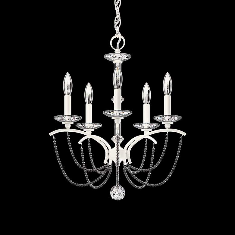 Image 3 Priscilla 22"H x 18"W 5-Light Crystal Chandelier in White more views