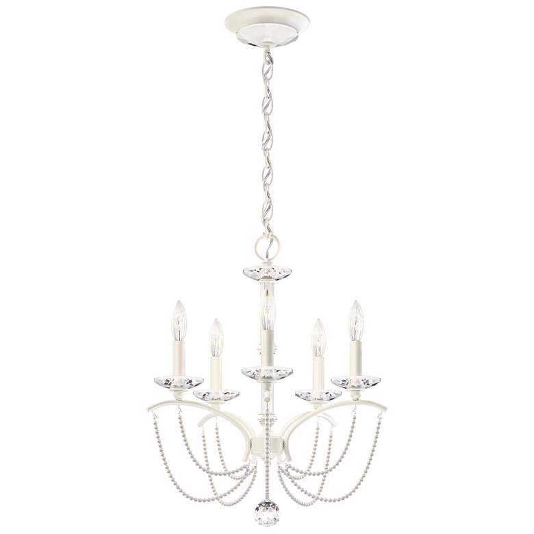 Image 1 Priscilla 22 inchH x 18 inchW 5-Light Crystal Chandelier in White