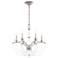 Priscilla 23.5"H x 23.5"W 6-Light Crystal Chandelier in Antique S