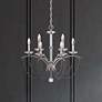 1_Priscilla 23.5"H x 23.5"W 6-Light Crystal Chandelier in Antique S
