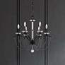 1_Priscilla 23.5"H x 23.5"W 6-Light Crystal Chandelier in Black
