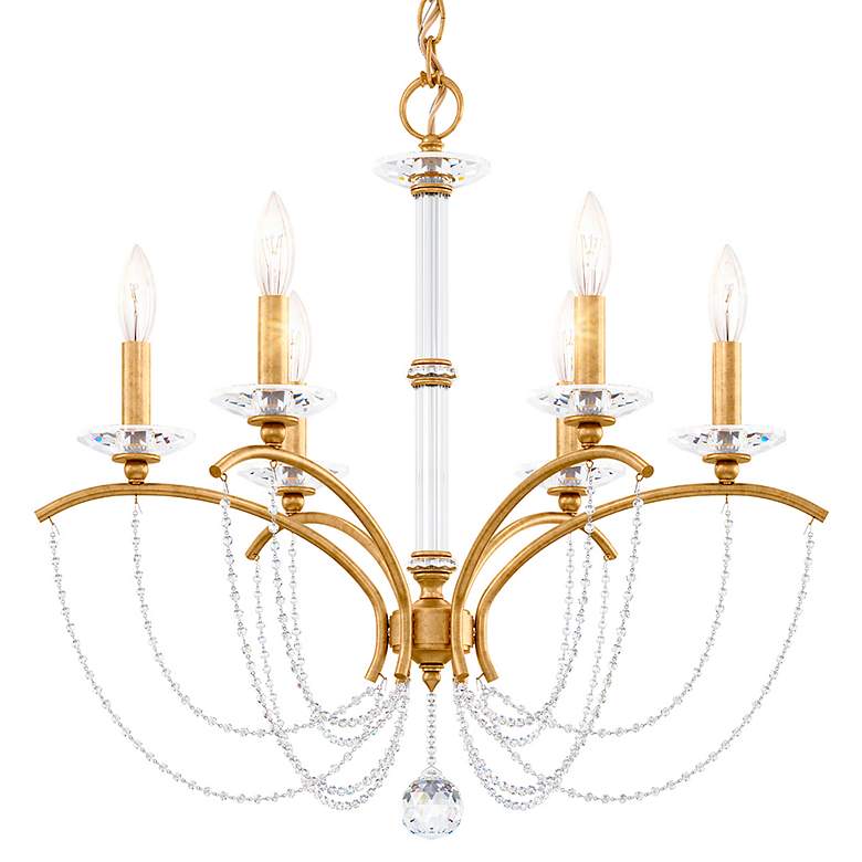 Image 3 Priscilla 23.5"H x 23.5"W 6-Light Crystal Chandelier in Heirloom more views