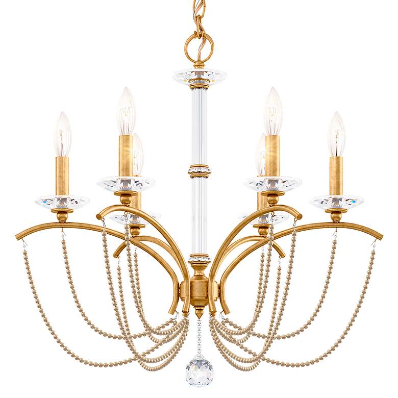 Image 3 Priscilla 23.5"H x 23.5"W 6-Light Crystal Chandelier in Heirloom more views