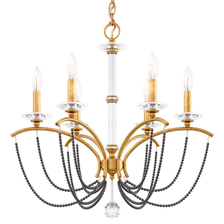 Image 3 Priscilla 23.5"H x 23.5"W 6-Light Crystal Chandelier in Heirloom more views