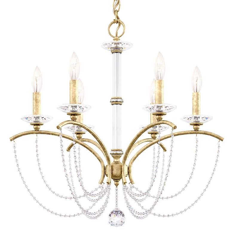 Image 3 Priscilla 23.5"H x 23.5"W 6-Light Crystal Chandelier in Heirloom more views