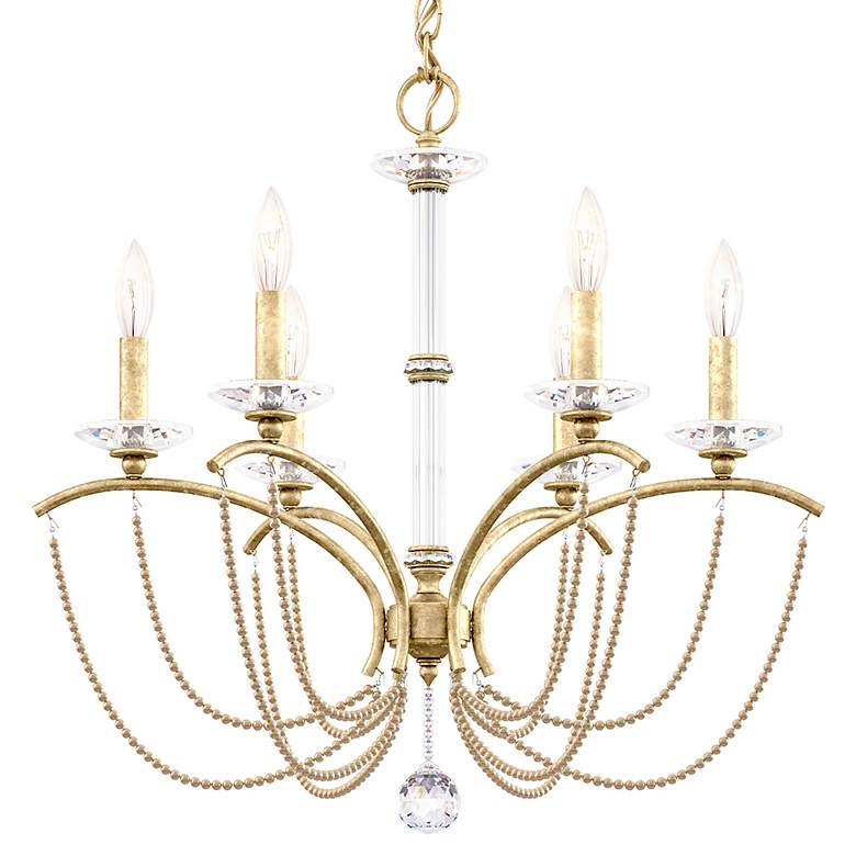 Image 3 Priscilla 23.5"H x 23.5"W 6-Light Crystal Chandelier in Heirloom more views