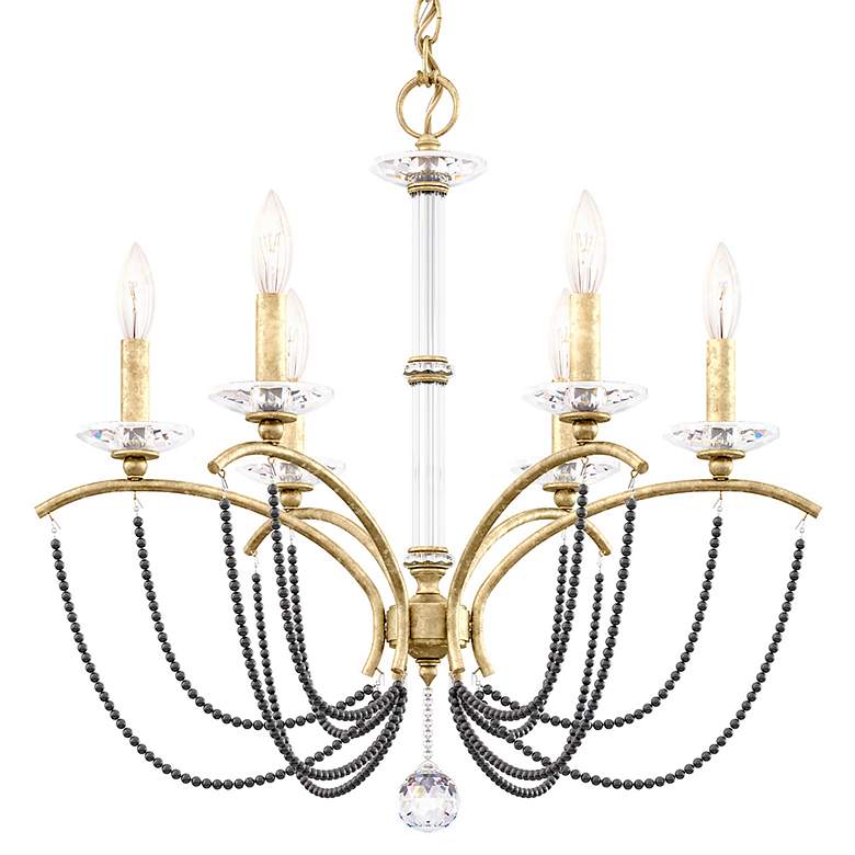 Image 3 Priscilla 23.5"H x 23.5"W 6-Light Crystal Chandelier in Heirloom more views