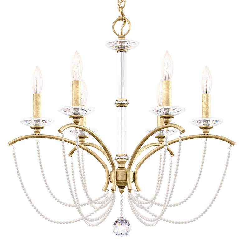 Image 3 Priscilla 23.5"H x 23.5"W 6-Light Crystal Chandelier in Heirloom more views