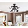 Thumbnail3 of Priscilla 23" Flush Mount In Black more views