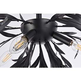 Image5 of Priscilla 23" Flush Mount In Black more views