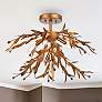 Thumbnail1 of Priscilla 23" Flush Mount In Gold Leaf