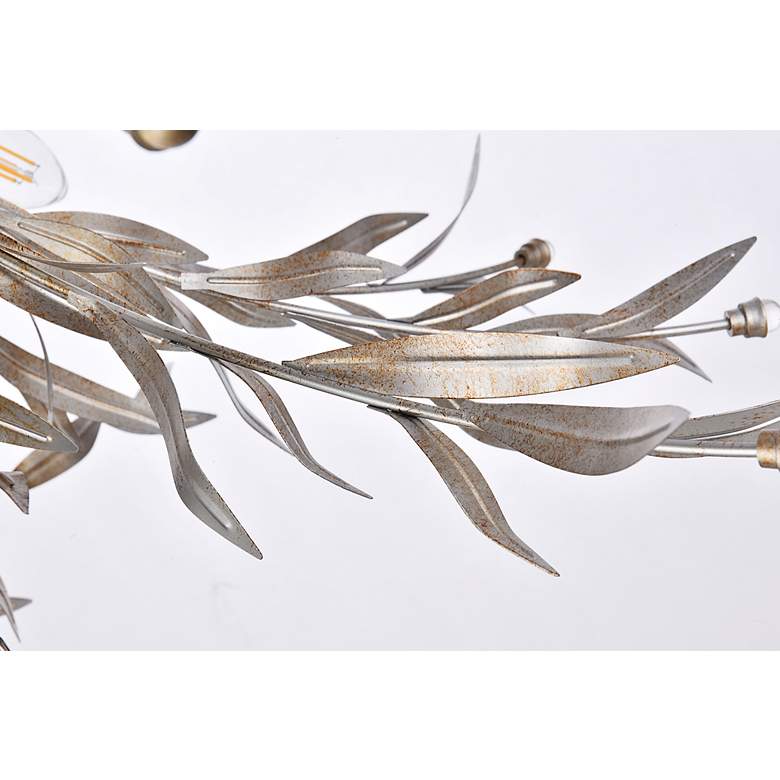 Image 7 Priscilla 23" Flush Mount In Silver Leaf more views