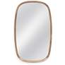 1_Priscott Brown 22" x 35" Rounded Rectangular Wall Mirror