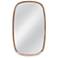 Priscott Brown 22" x 35" Rounded Rectangular Wall Mirror