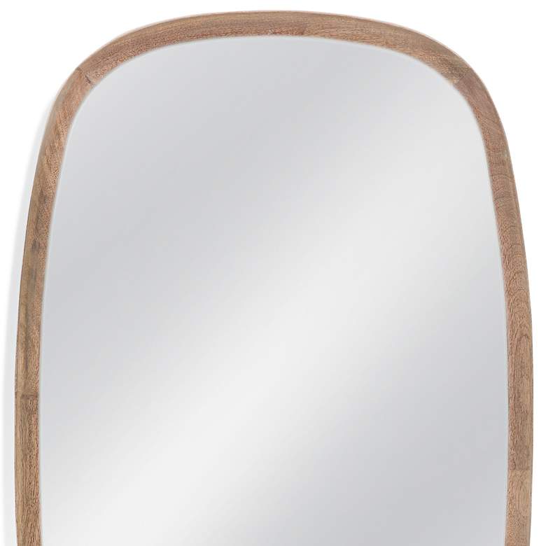 Image 2 Priscott Brown 22" x 35" Rounded Rectangular Wall Mirror more views