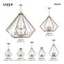 7_Prism 11 1/4" Wide Brushed Nickel 2-Light Mini Chandelier more views
