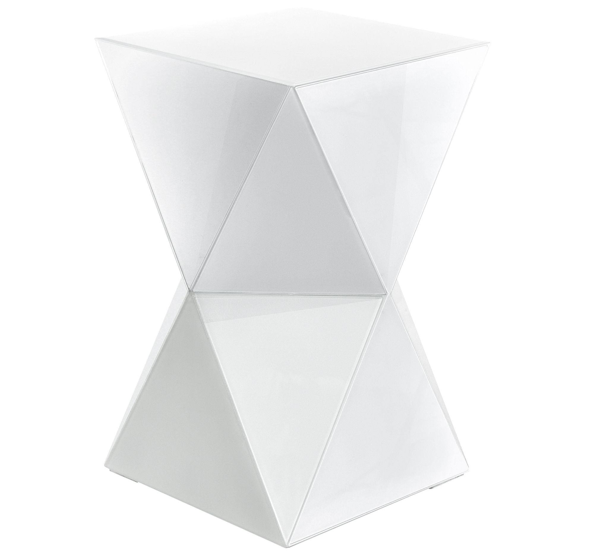Image 3 Prism 12 x 20 White Side Table more views